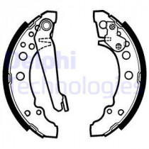 Комплект тормозных колодок Delphi LS1276