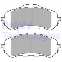 Комплект тормозных колодок, дисковый тормоз DELPHI LP2506