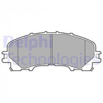 Комплект тормозных колодок, дисковый тормоз DELPHI LP3183