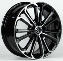 Литые диски Replay TY6129 16x6,5 PCD5x100 ET39 54,1 Black_Machined_Face