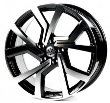 Литые диски Replay VV5358 18x7,5 PCD5x112 ET45 57,1 GLOSS_BLACK_MACHINED_FACE