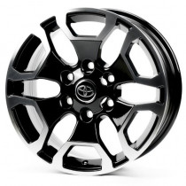 Литые диски Replay TY717 17x7,5 PCD6x139,7 ET25 106,1 Black_Machined_Face