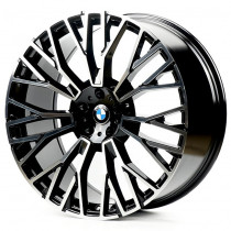 Литые диски Replay B7114 22x9,5 PCD5x120 ET40 74,1 GLOSS_BLACK_MACHINED_FACE