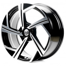 Литые диски Replay VV5502 18x8,0 PCD5x112 ET45 57,1 GLOSS_BLACK_MACHINED_FACE