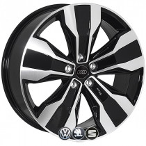 Литые диски Replica VOLKSWAGEN TL5107 19x7,0 PCD5x112 ET43 57,1 BMF
