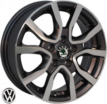 Литые диски Replica SKODA 7365 15x6,0 PCD5x100 ET40 57,1 EP