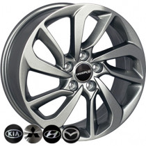 Литые диски Replica MITSUBISHI TL0417 17x7,0 PCD5x114,3 ET51 67,1 Dark SILVER