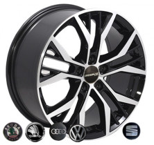 Литые диски Replica SEAT BK713 16x7,0 PCD5x112 ET45 57,1 BP