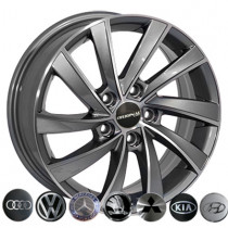 Литые диски Replica SKODA BK5290 16x6,5 PCD5x112 ET46 57,1 GP