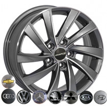 Литые диски Replica CHEVROLET BK5290 16x6,5 PCD5x105 ET39 56,6 GP