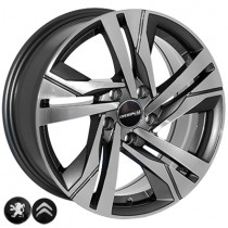 Литые диски Replica PEUGEOT BK5543 16x7,0 PCD5x108 ET45 65,1 GP