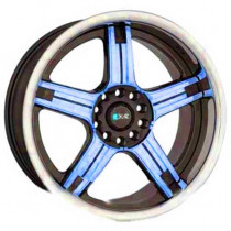 Литые диски SPORTMAX RACING SR-507 18x7,5 PCD5x112 ET42 114,3 BSL+BLUE INS.
