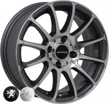 Литые диски TRW Z845 15x6,0 PCD4x108 ET20 65,1 DGMF