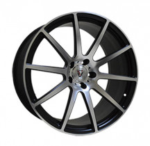 Литые диски VISSOL F-190 21x10,5 PCD5x120 ET33 74,1 MATTE-BLACK-WITH-MATTE-POLISHE