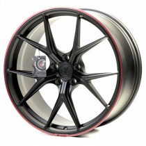 Литые диски WS Forged WS-09M 20x9,0 PCD5x112 ET26 66,5 SATIN_BLACK_LIP_CANDY_RED_FORG