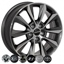 Литые диски ZF TL0176 17x6,5 PCD5x114,3 ET46 67,1 GMF