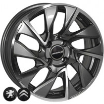 Литые диски ZF FR641 16x6,5 PCD4x108 ET25 65,1 GMF