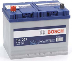 Автомобильный аккумулятор Bosch "S4 Silver" 12в 70а/ч 0092S40270