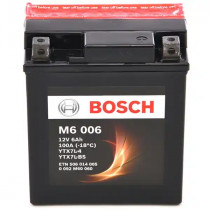 Мото аккумулятор Bosch "Funstart AGM", 12в 6а/ч 0092M60060
