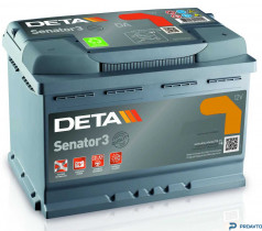 Батарея аккумуляторная Deta, 12В 77А/ч DA770
