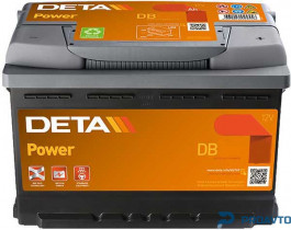 Батарея аккумуляторная Deta, 12В 62А/ч DB621