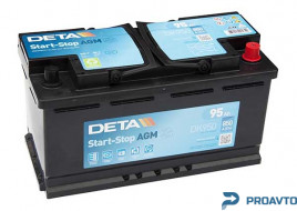 Батарея аккумуляторная Deta , 12В 95А/ч DK950