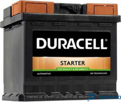 Автомобильный аккумулятор Duracell Starter АкБ 45Ah EN400 12V DS45H