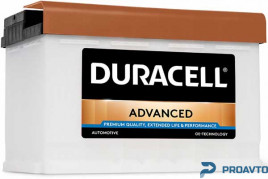 Автомобильный аккумулятор Duracell Advanced АкБ 77Ah EN700 12V DA77H