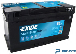 Автомобильный аккумулятор Exide "Micro-Hybrid AGM", 12В 95А/ч EK950