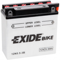 Мото аккумулятор Exide Bike, 12В 5.5А/ч 12N5,5-3B