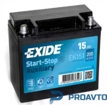 Мото аккумулятор Exide Bike "Micro-Hybrid AGM", 12В 15А/ч EK151