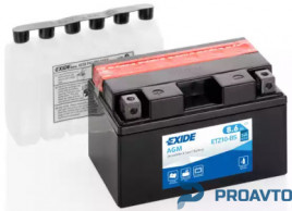 Мото аккумулятор EXIDE 12в 8.6а/ч ETZ10BS