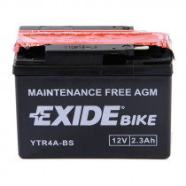 Мото аккумулятор Exide Bike AGM, 12в 2.3а/ч YTR4A-BS