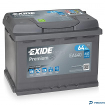 Автомобильный аккумулятор Exide "Premium", 12в 64а/ч EA640