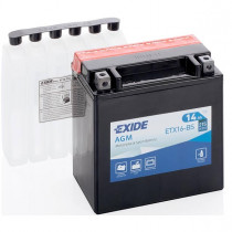 Мото аккумулятор Exide 16Ah-12v EN215 ETX16-BS
