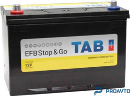 Автомобильный аккумулятор Tab "Polar S EFB JIS", 12В 105А/ч 212 105