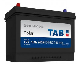 Автомобильный аккумулятор Tab "Polar S", 12В 75А/ч 740A 246775
