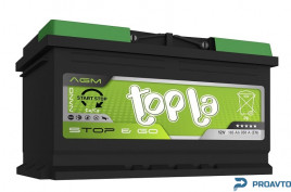 Автомобильный аккумулятор Topla AGM, 12В 105А/ч 114 105