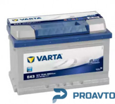 Автомобильный аккумулятор VARTA "Blue Dynamic", 12в 72а/ч 572409068