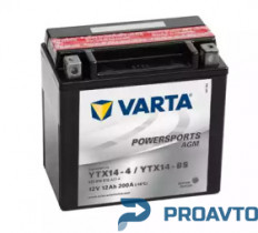 Мото аккумулятор Varta "Funstart AGM", 12в 12а/ч 512014010A514