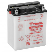 Мотоциклетный аккумулятор Yuasa With Maintenance 12V-12.6Ah YB12AL-A2