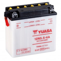 Мотоциклетный аккумулятор Yuasa With Maintenance 12V-5.8Ah 12N5.5-4A