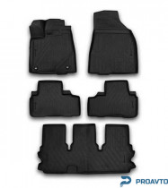 Коврики 3D в салон NOVLINE TOYOTA Highlander, 2014, 5шт. CARTYT00003