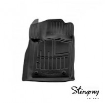 Резиновый коврик передний левый Stingray JEEP Grand Cherokee WK2 (2010-н.в.) Eyelet клипсы 504605501
