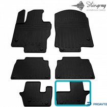 Коврик Stingray в салон MERCEDES BENZ X167 GLS (2019-...) - 1шт. Задний правый 2 - 1012466 ЗП2