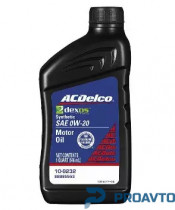 Моторное масло ACDelco Dexos1 Gen2 0W-20 Full Synthetic Motor Oil (10-9236) 0,946л