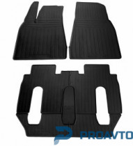 Коврик Stingray в салон TESLA Model X (7 seats) (2015-...) - 7шт. 1050027