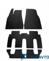 Коврик Stingray в салон TESLA Model X (7 seats) (2015-...) - 6шт. 1050026