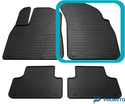 Коврик Stingray в салон AUDI Q7 (4L) (2005–2015) Передний правый - 1шт. 1030284 ПП