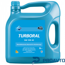 Aral Масло моторное минеральное Turboral 15W-40, 5л, 22014